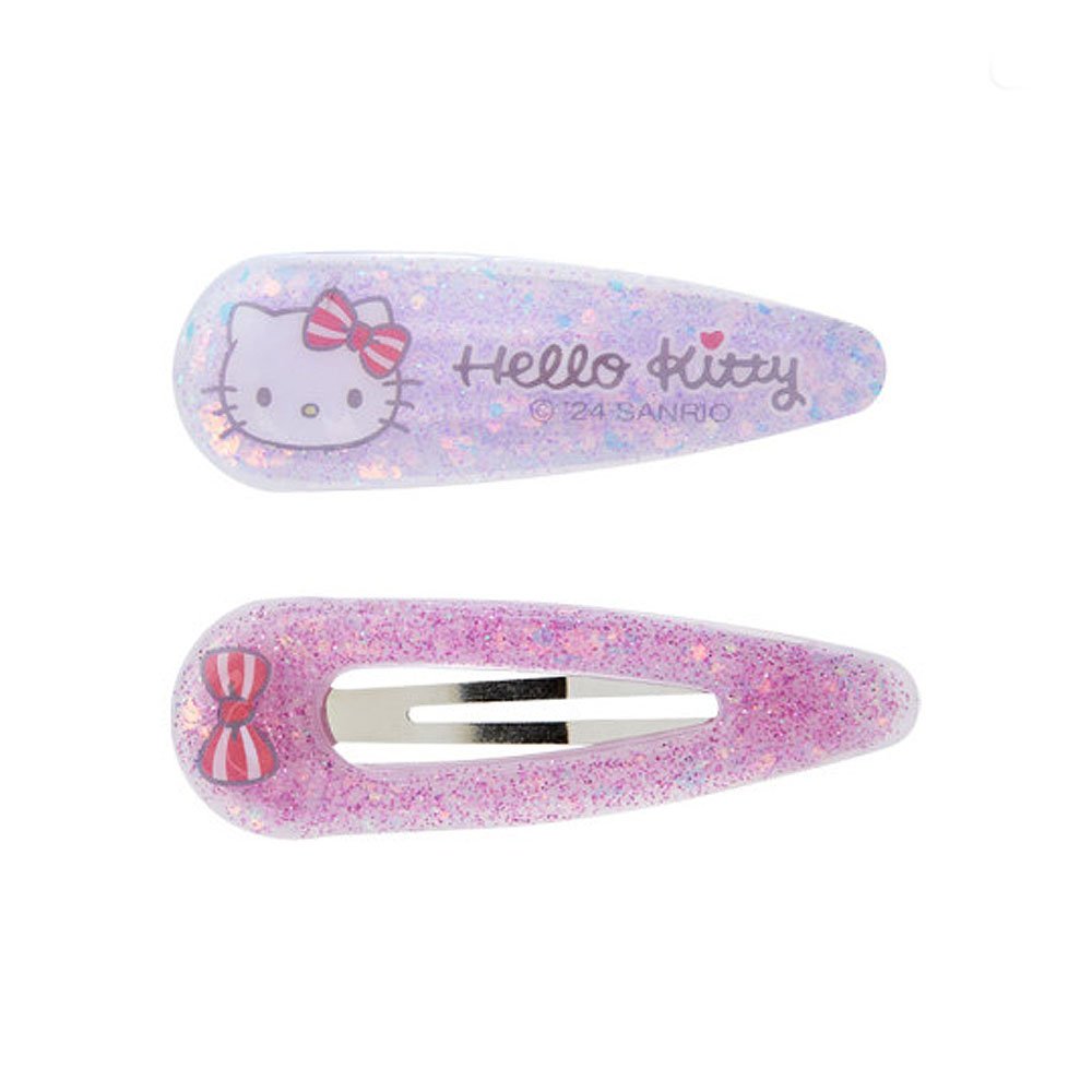 Sanrio Hello Kitty Glitter Hair Clip Set