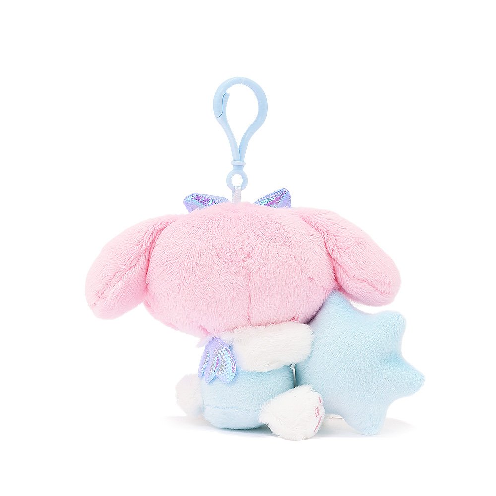 Sanrio My Melody Snow Angel Mascot Clip-On Plush Keychain
