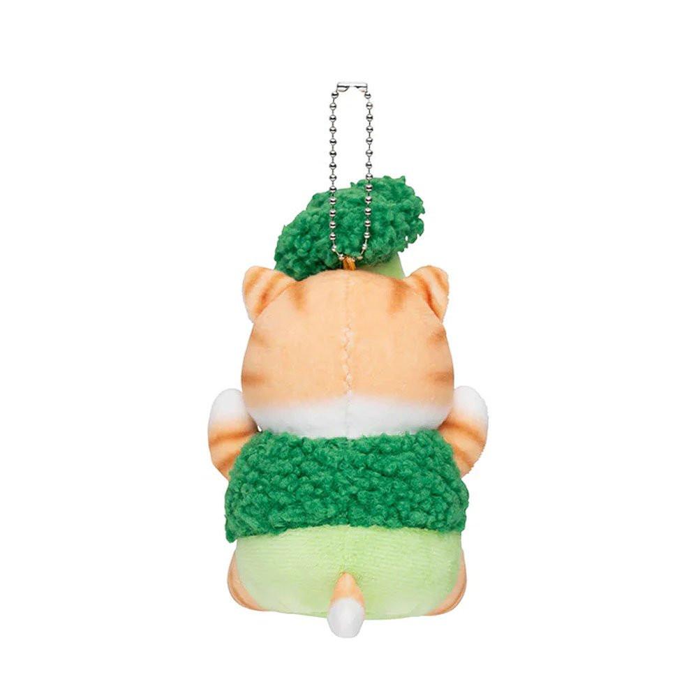 Mofusand Harvested Mascot Plush Keychain :Broccoli