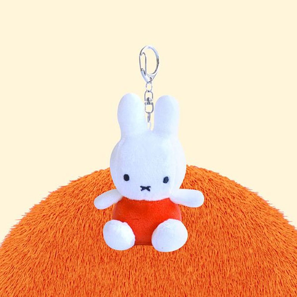 Miffy Mascot Clip-On Keychain