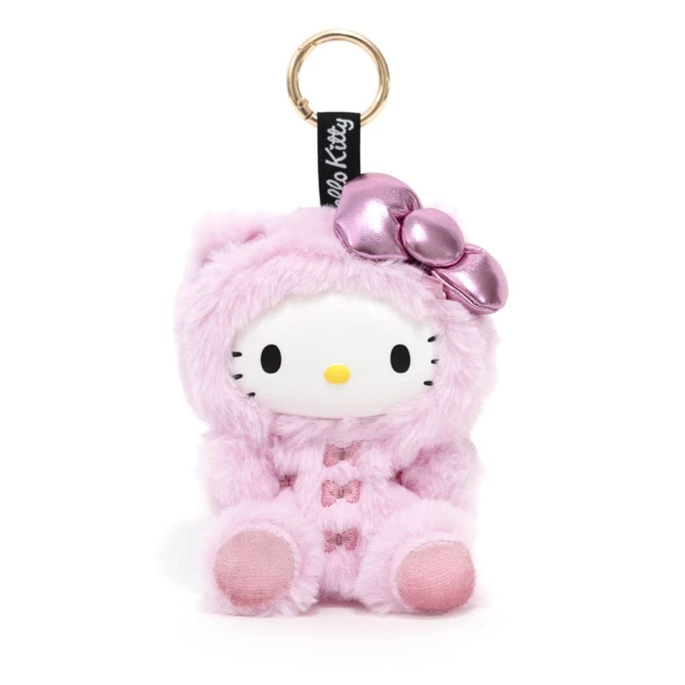 Sanrio Hello Kitty Plushie Pops Lovely Pink Plush Mascot Clip-on Keychain
