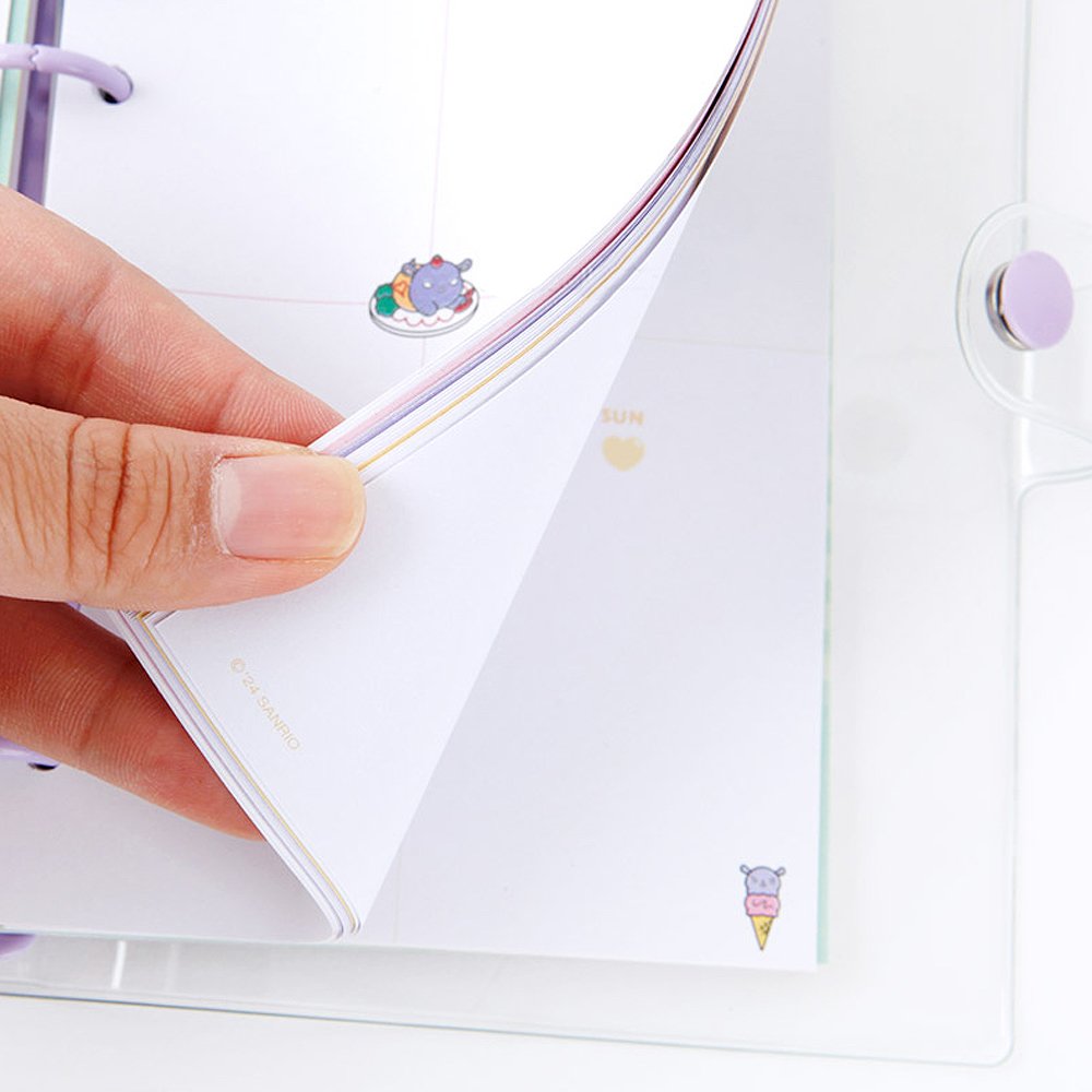 Sanrio Cinnamoroll 6 Ring Planner with Charm