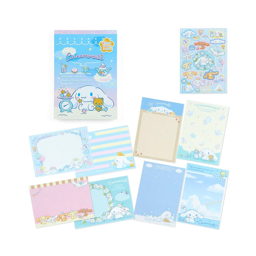 Sanrio Cinnamoroll Memo Pad & Sticker Set