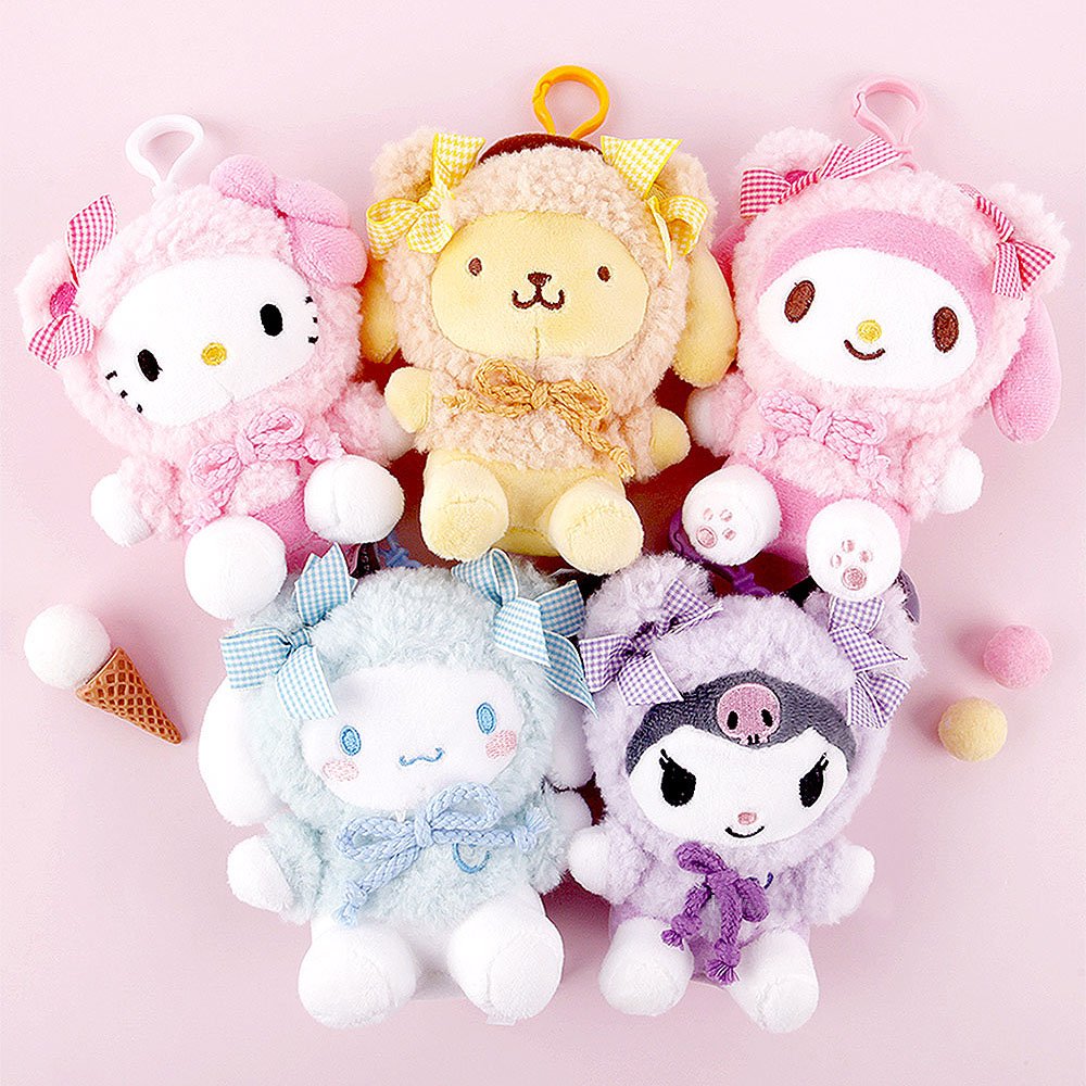 My Melody Fluffy Hoodie Clip-On Plush