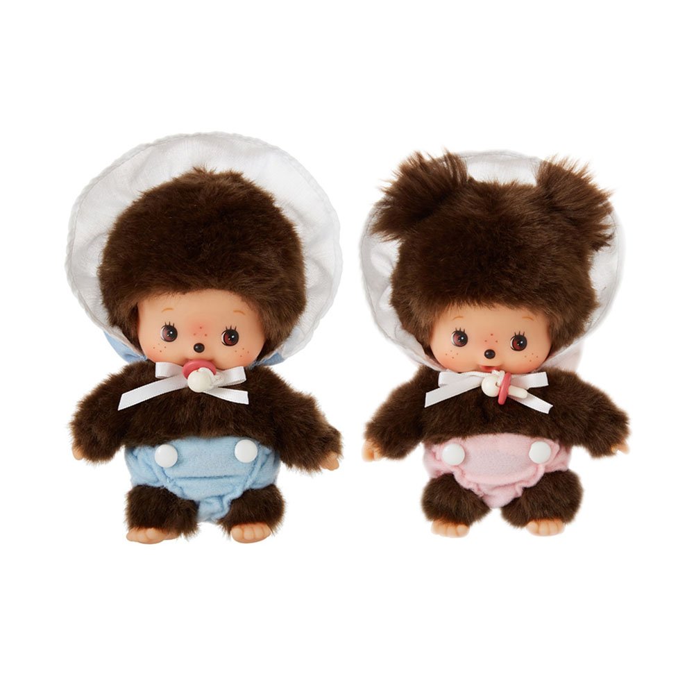 Monchhichi Bebichhichi Girl and Boy Plush
