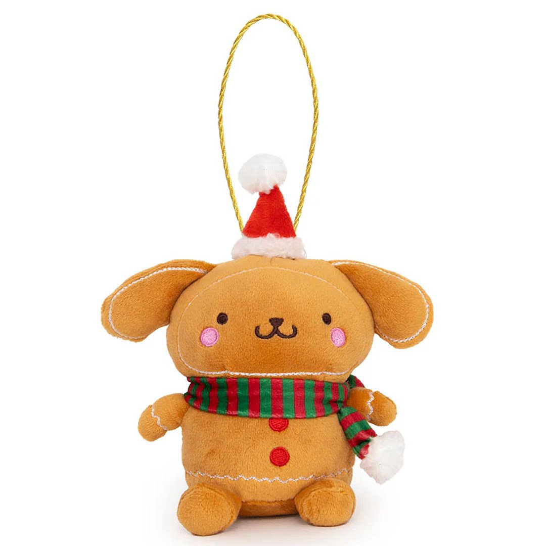 Sanrio Pompompurin Gingerbread Ornament Plush