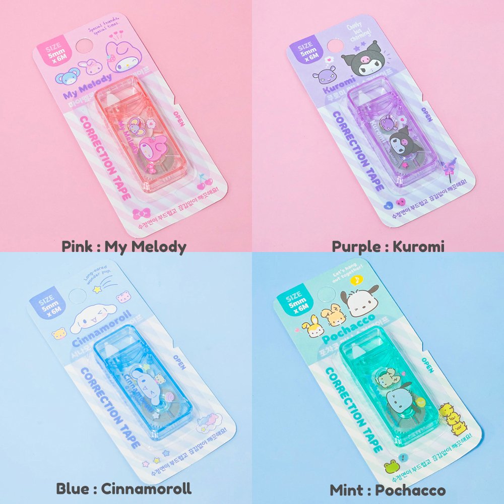 Sanrio Characters Correction Tape