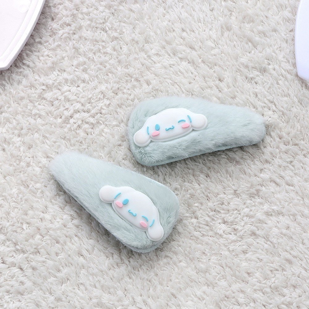 Sanrio Cinnamoroll Furry Hair Pins