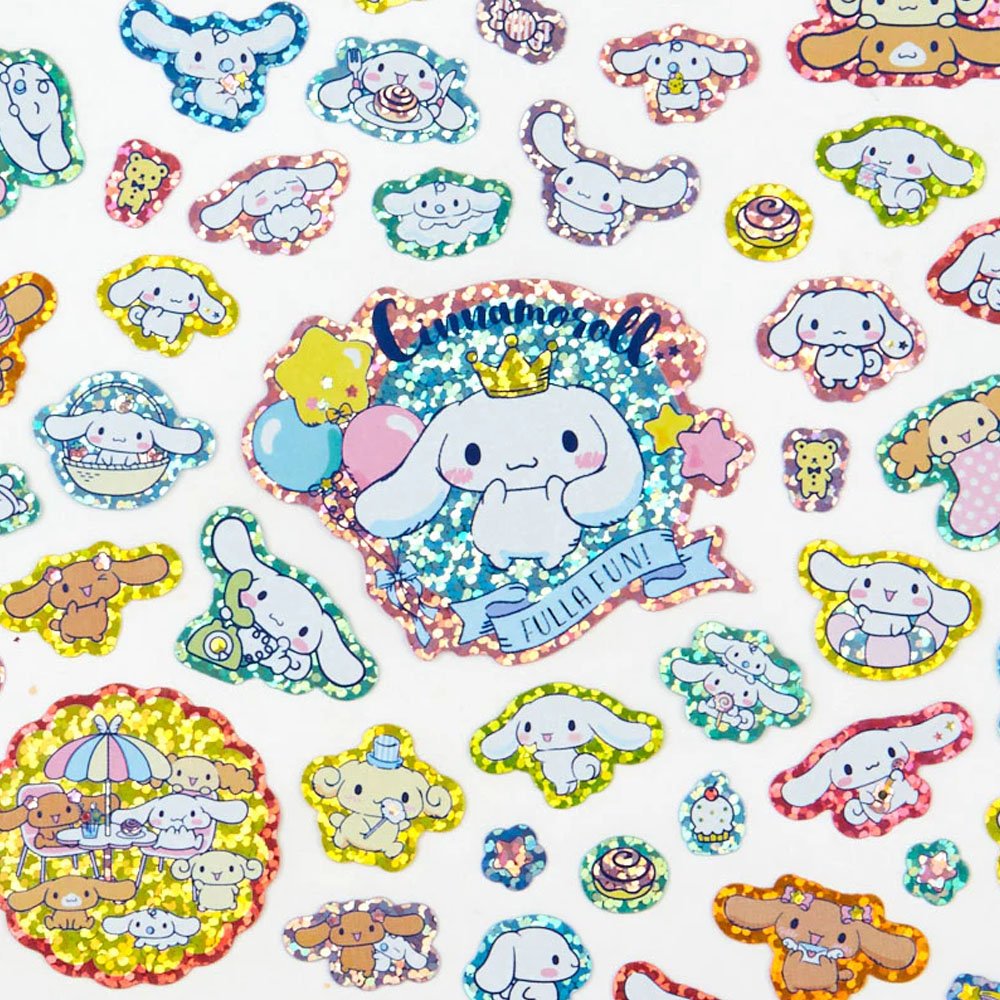 Sanrio Cinnamoroll 100pcs Hologram Deco Sticker