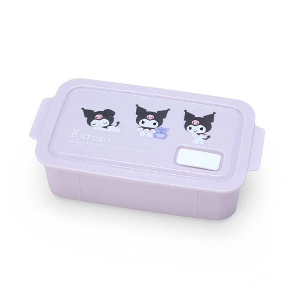 Kuromi Bento Box & Chopsticks & Spoon with Case Set