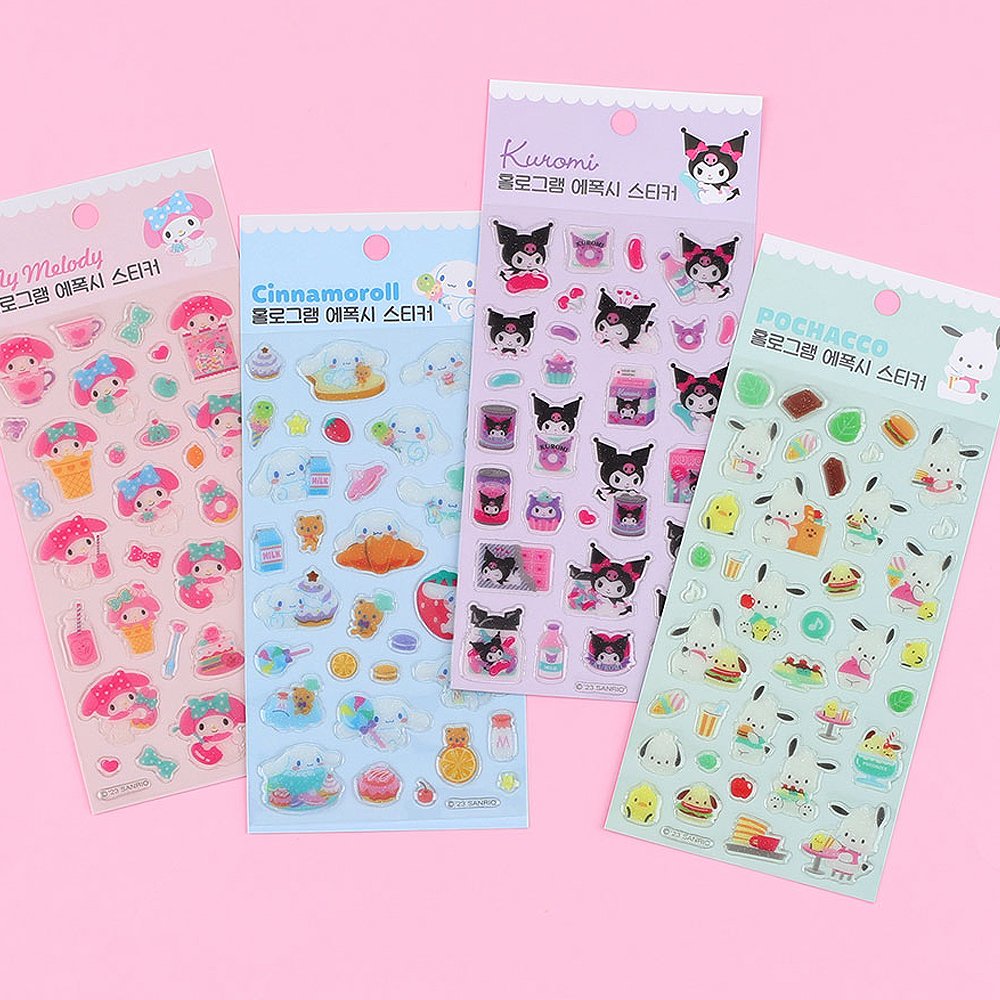 Sanrio Character Hologram Epoxy Sticker