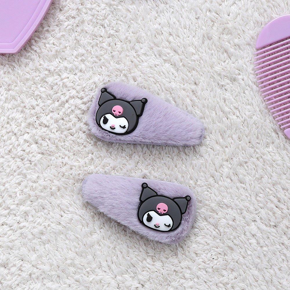 Sanrio Kuromi Furry Hair Pins