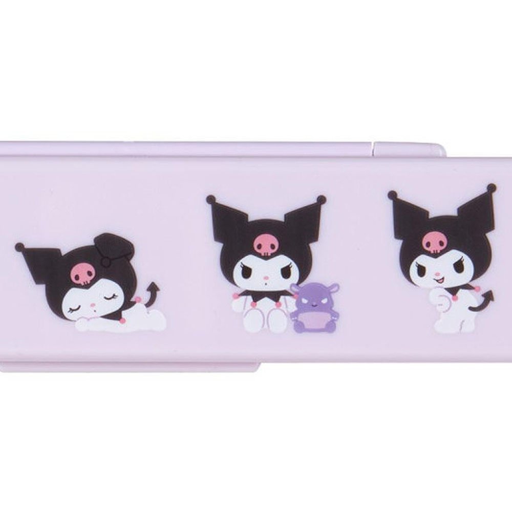 Kuromi Bento Box & Chopsticks & Spoon with Case Set