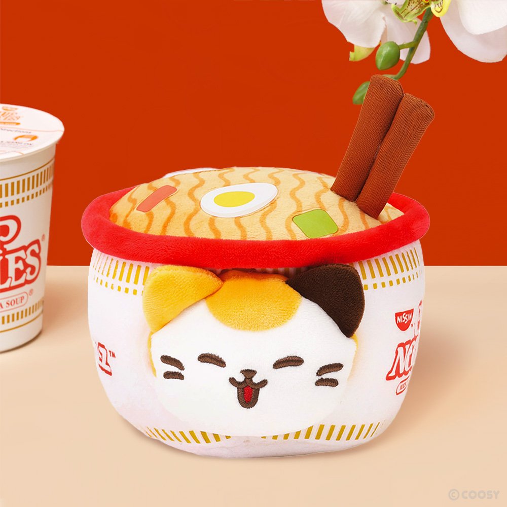 Anirollz x Cup Noodles Bowl Kittiroll Small Outfitz Plush