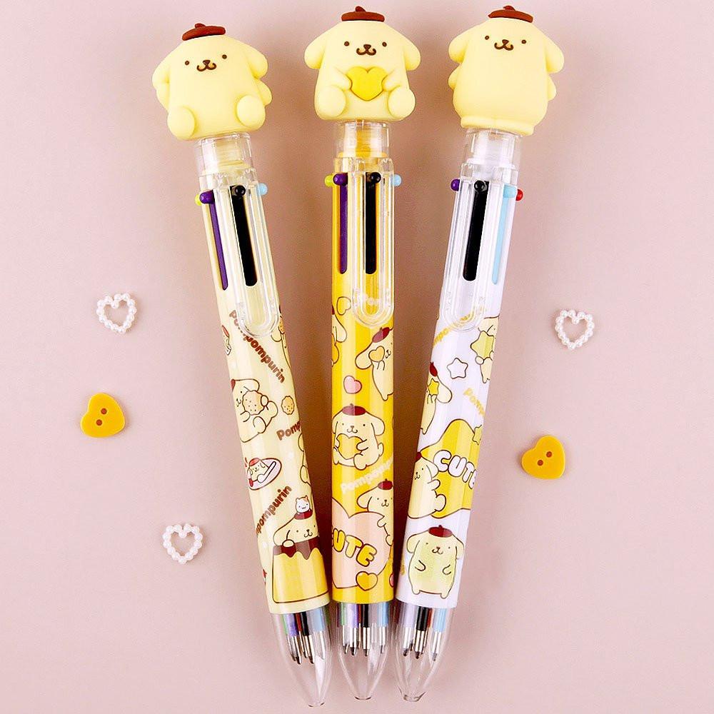 Sanrio Pompompurin Figure 6-Color Pen