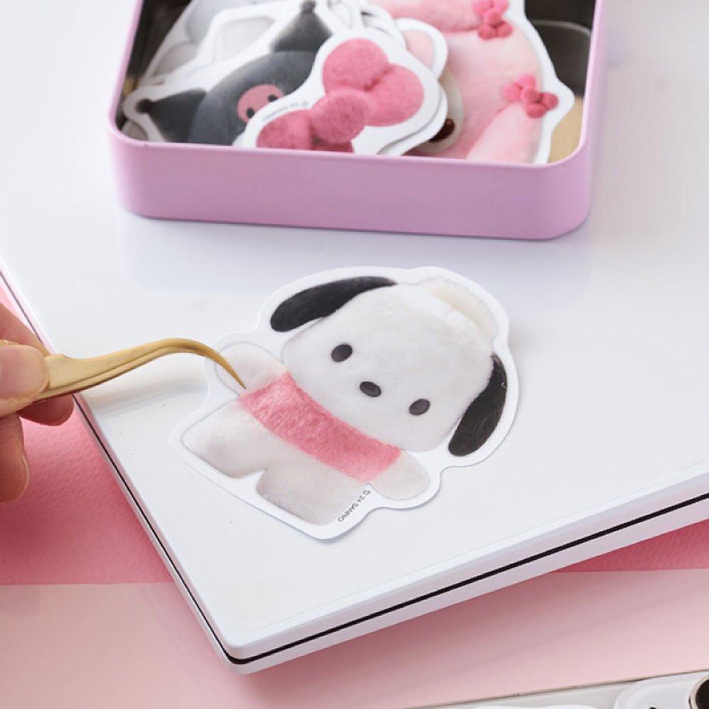 Sanrio Characters Tin Case Sticker Set :Pompom