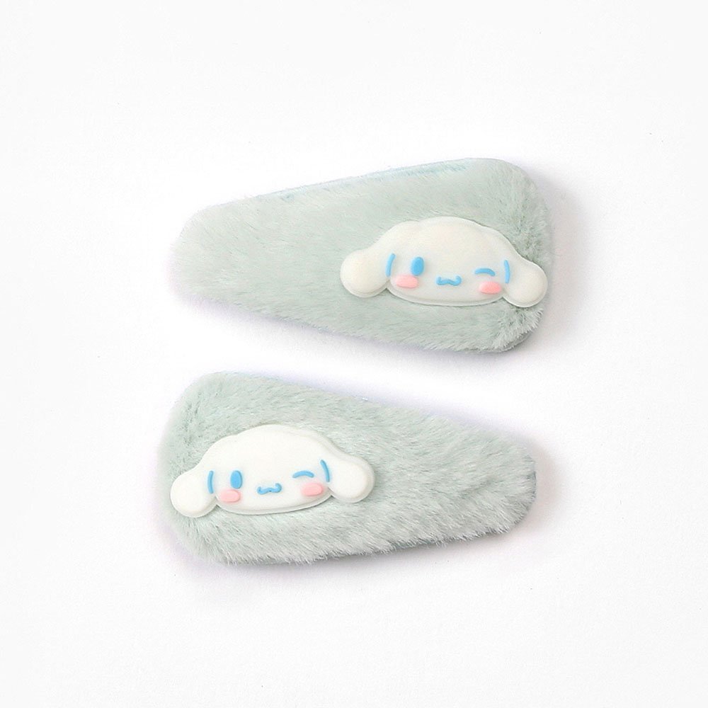 Sanrio Cinnamoroll Furry Hair Pins
