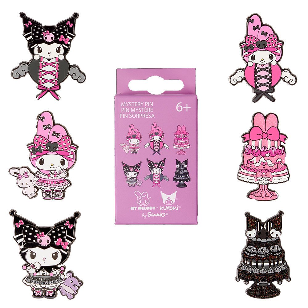 Loungefly x Sanrio My Melody & Kuromi Mystery Box Pin