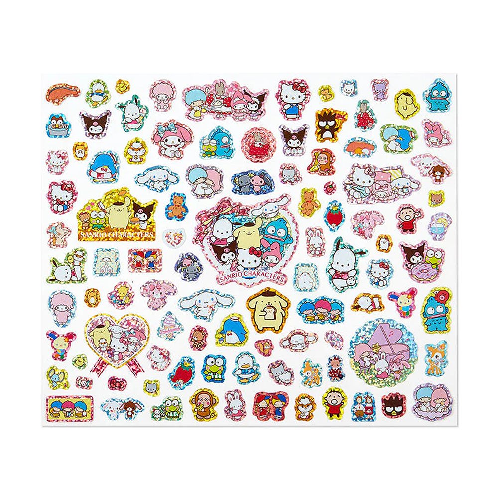 Sanrio Characters 100pcs Hologram Deco Sticker