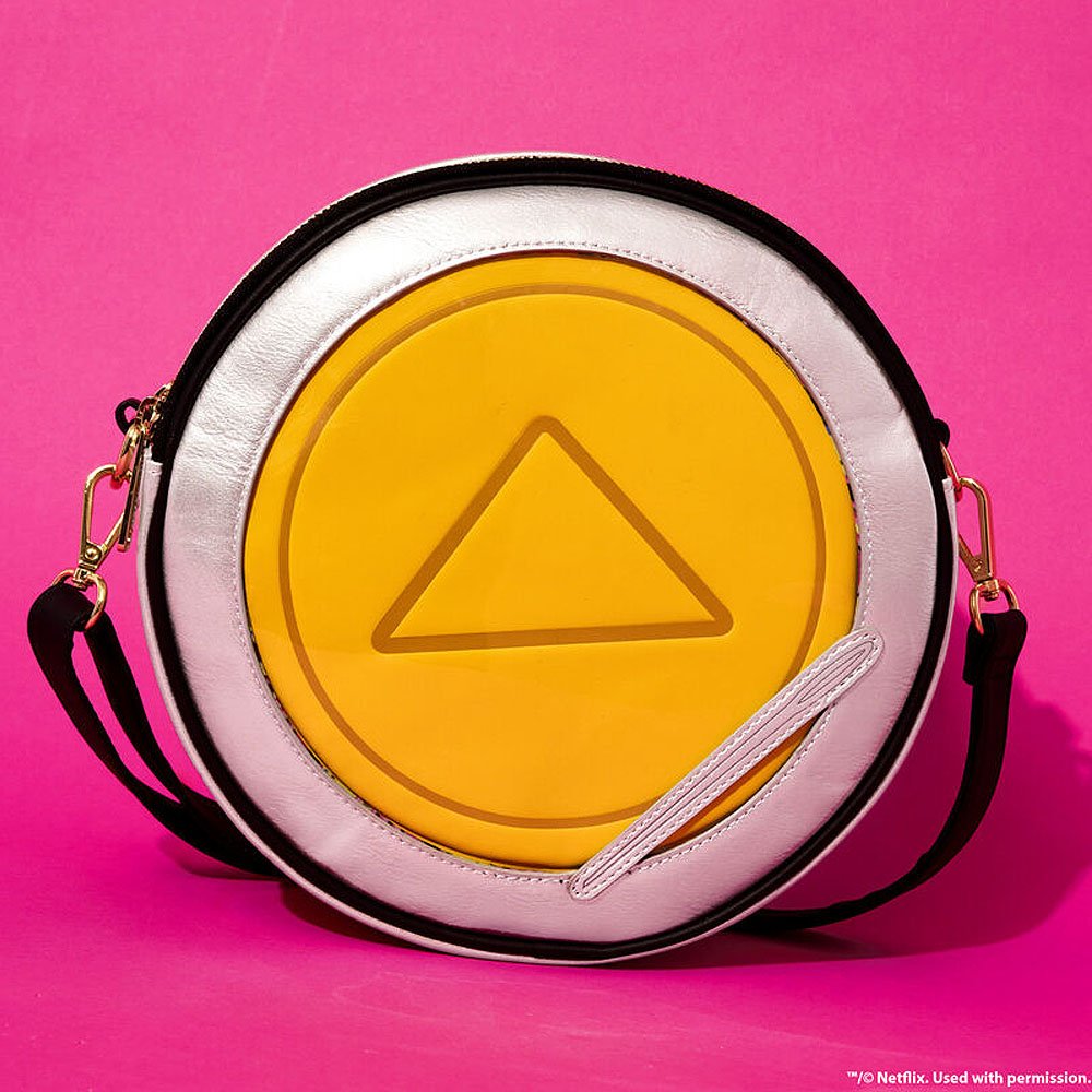 Loungefly x Squid Game Dalgona Candy Tin Crossbody Bag With Coin Bag