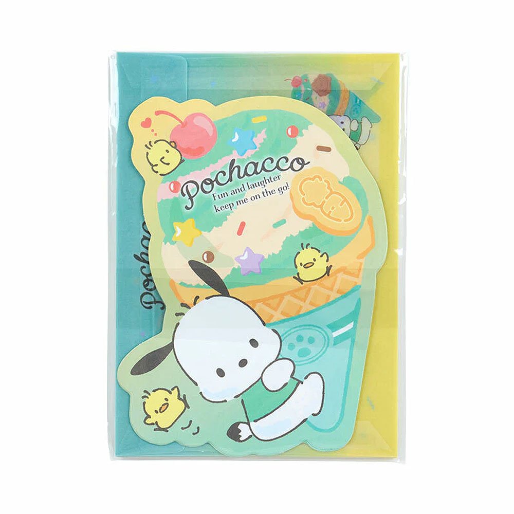 Pochacco Letter Set :Ice Cream Party