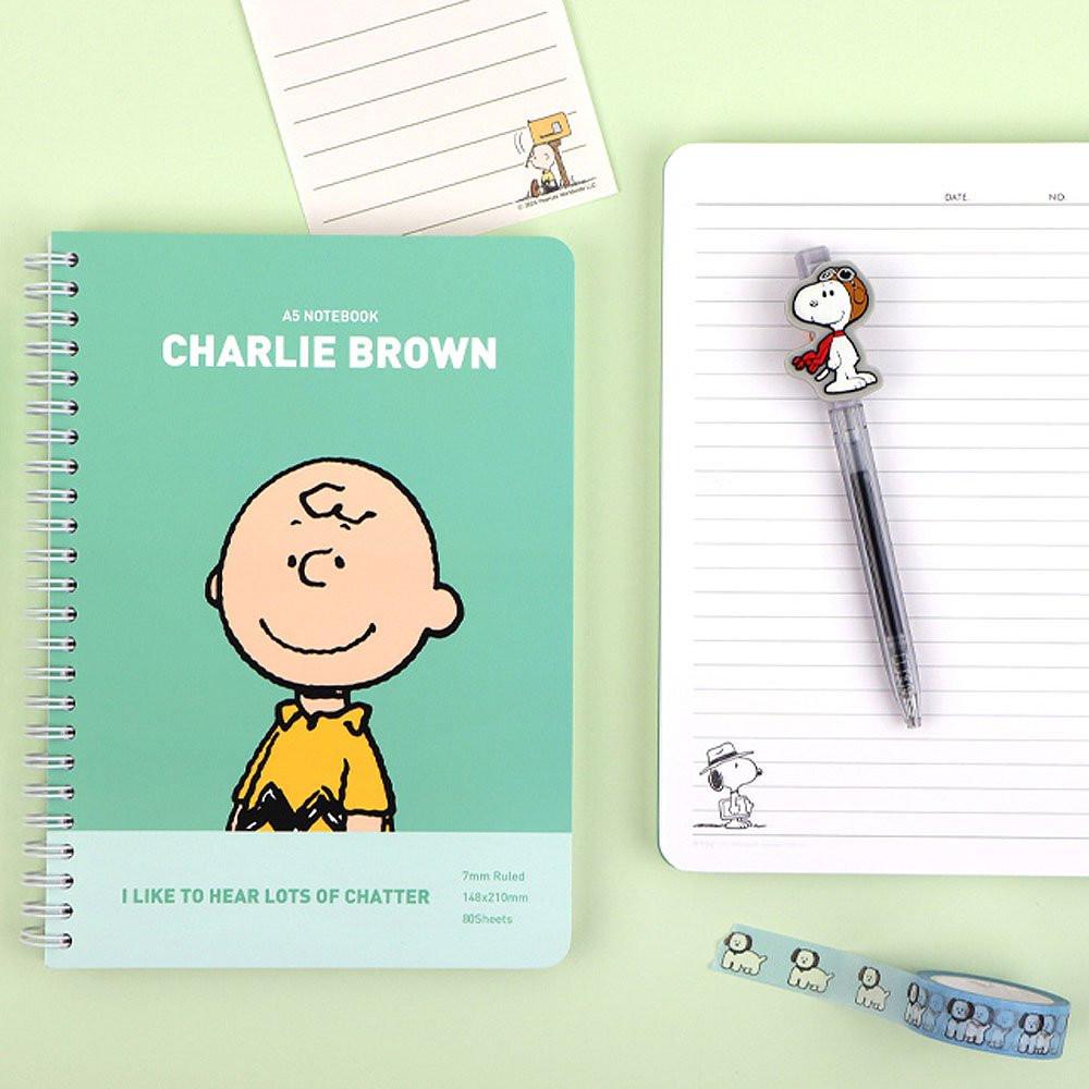 Peanuts Snoopy & Charlie Brown A5 Hard Cover Notebook