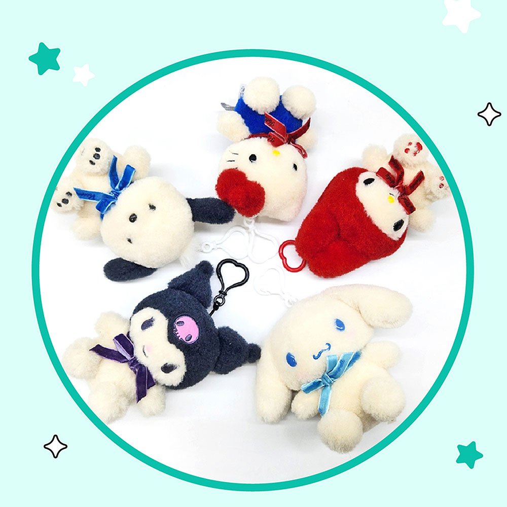 Sanrio Pochacco Retro Mascot Clip-On Plush