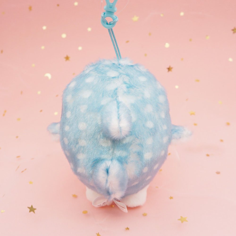 Mofusand Shark Meow Clip-On 6" Plush Mascot :Blue Cat