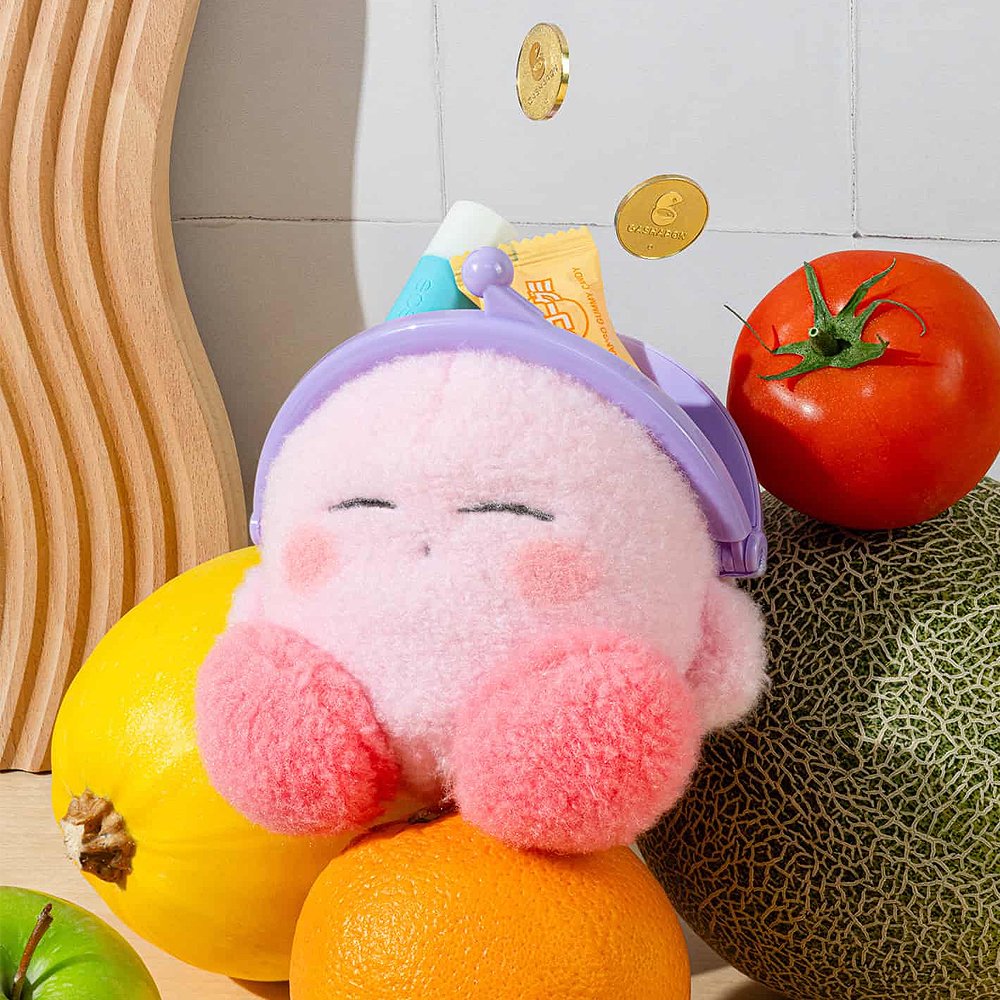 Kirby Fluffy Coin Purse (Sleepy)