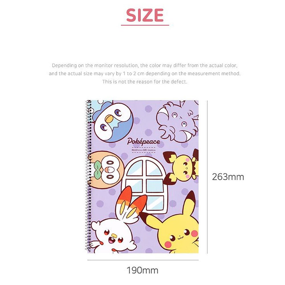 Pokemon Spring Notebook B5