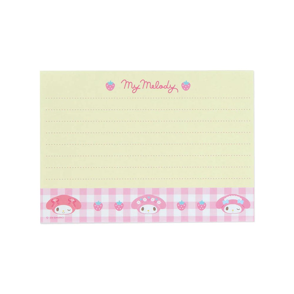 Sanrio My Melody Memo Pad & Sticker Set