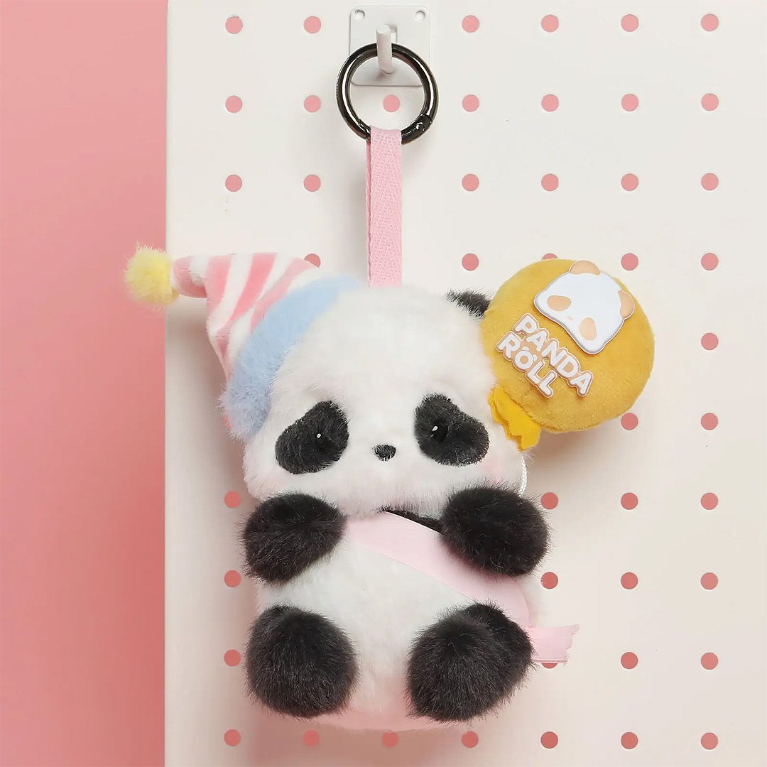 Panda Roll Party Plush Blind Box Keychain