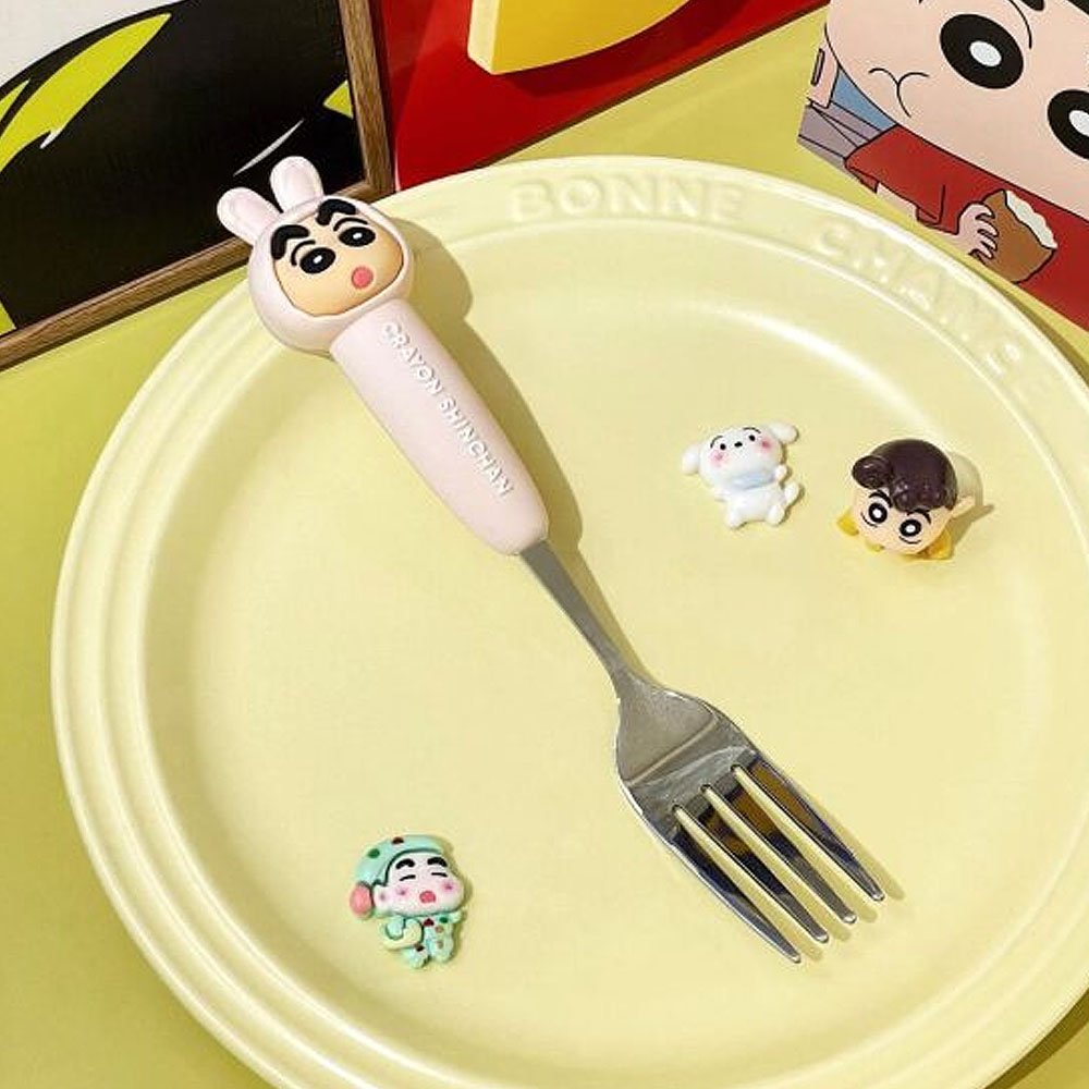 Crayon Shin-chan Figure Fork & Spoon