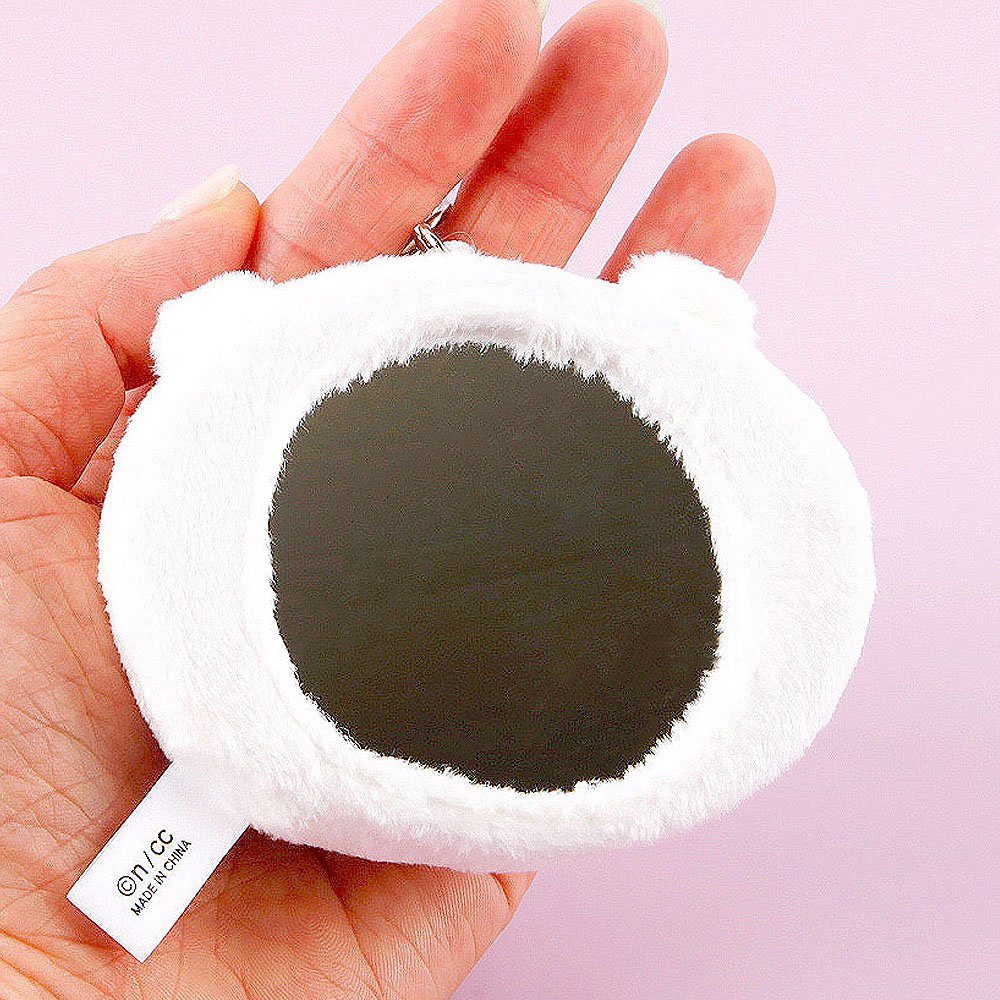 Chiikawa and Hachiware Plush Mirror Keychain