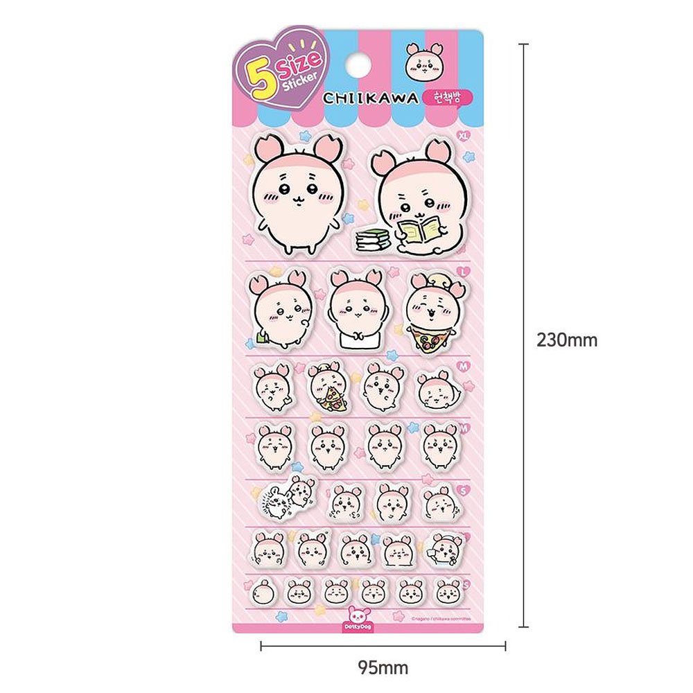 Chiikawa Kani 5 Size Sticker