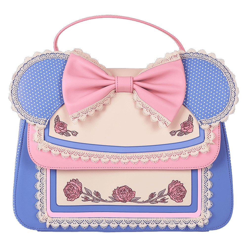 Loungefly x Minnie Mouse Floral and Lace Crossbody Bag