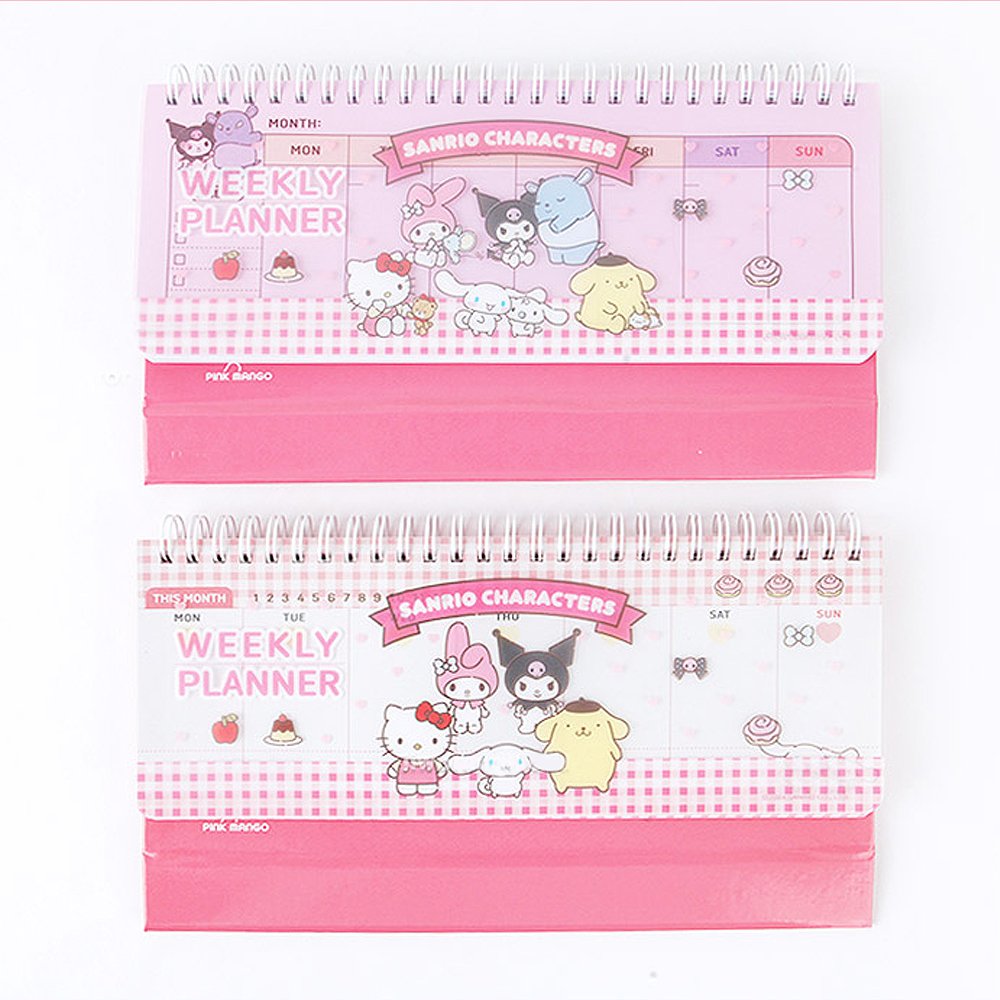 Sanrio Characters Standing Weekly Planner