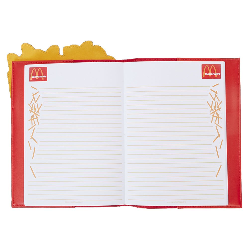 Loungefly x McDonald's French Fries Refillable Stationery Journal