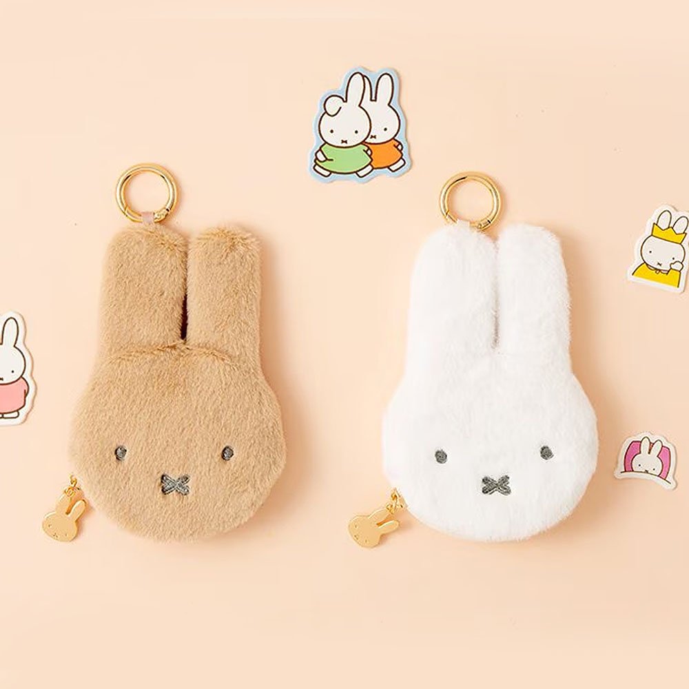 Miffy Face Slim Clip-On Pouch