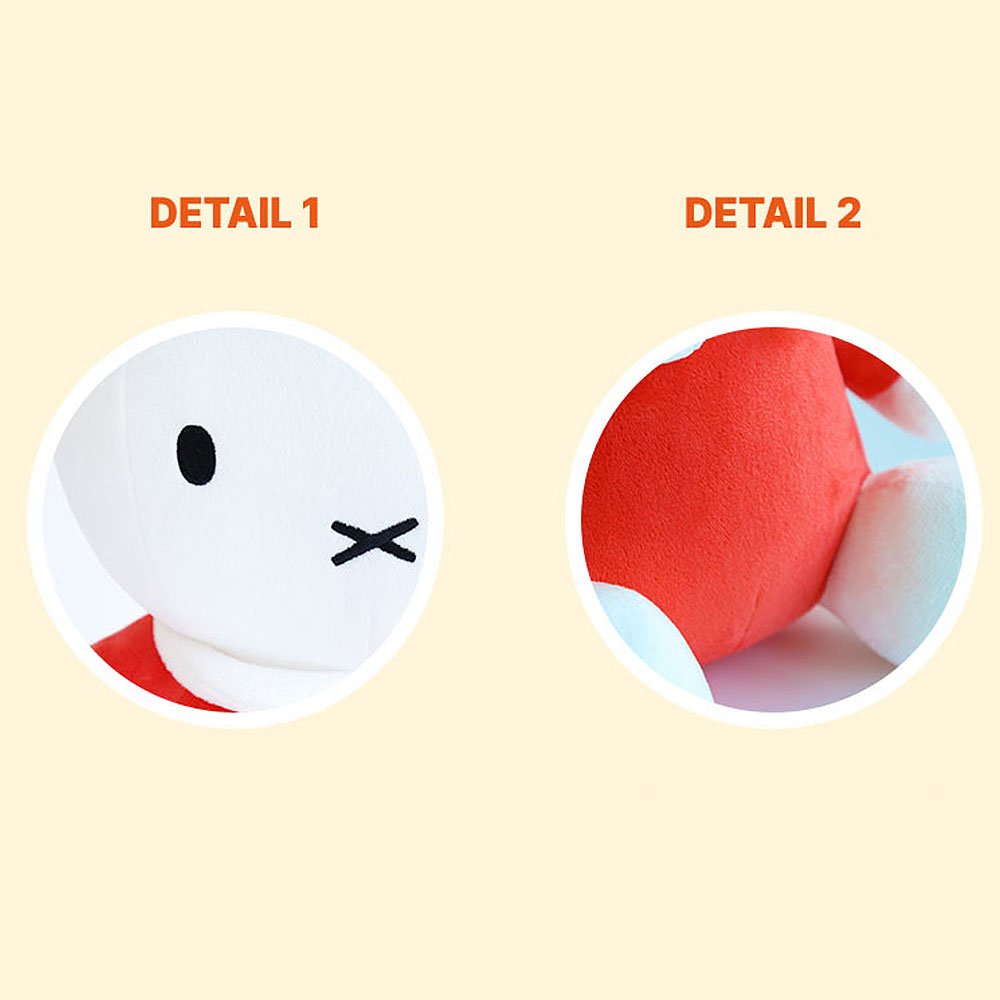 Miffy Sitting 13" Plush :Orange