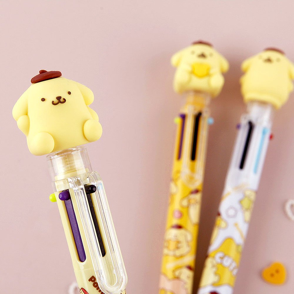 Sanrio Pompompurin Figure 6-Color Pen