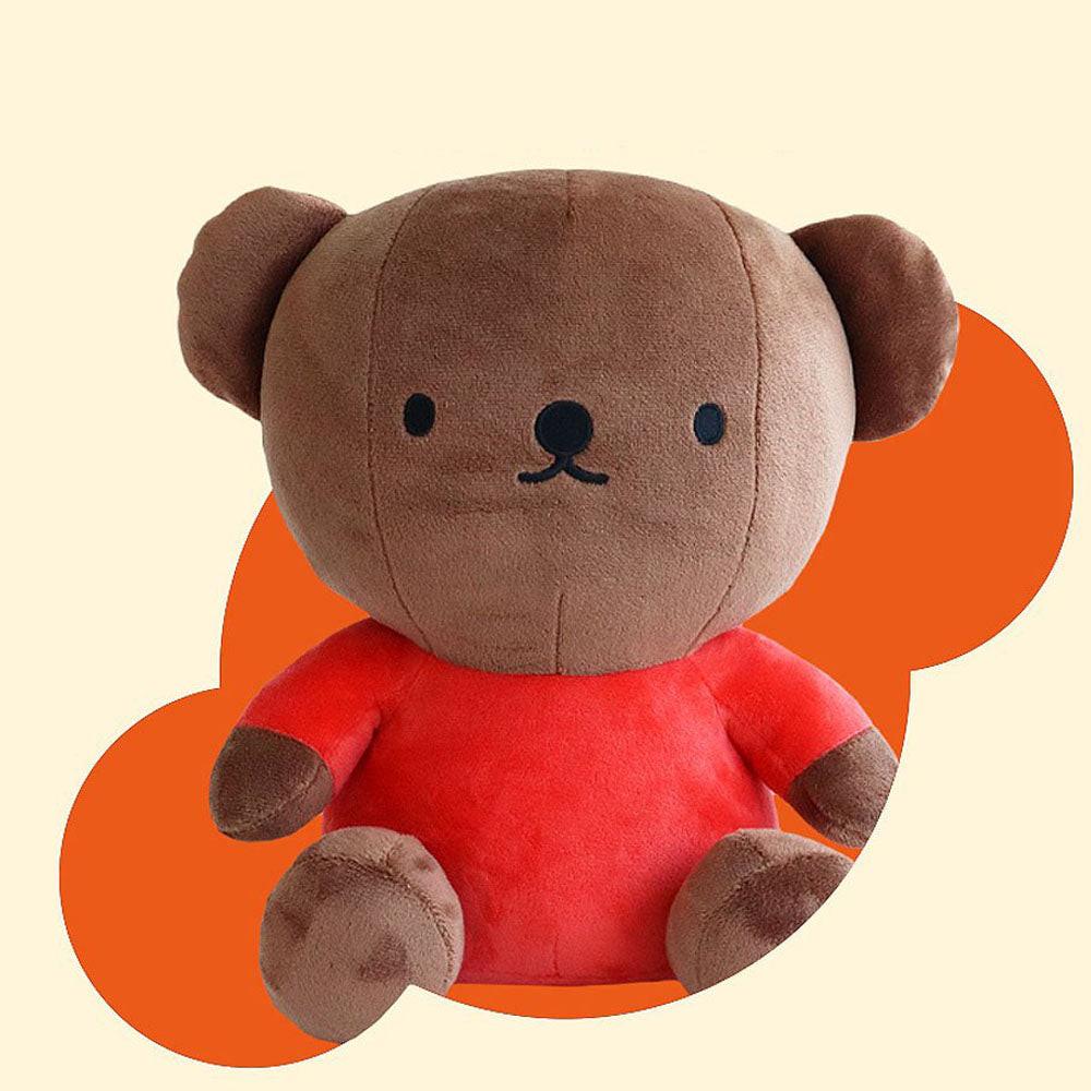Miffy friends Boris Teddy Bear plush, Boris Teddy Bear Stuffed Animal plush, Boris Teddy Bear Soft Doll Toy