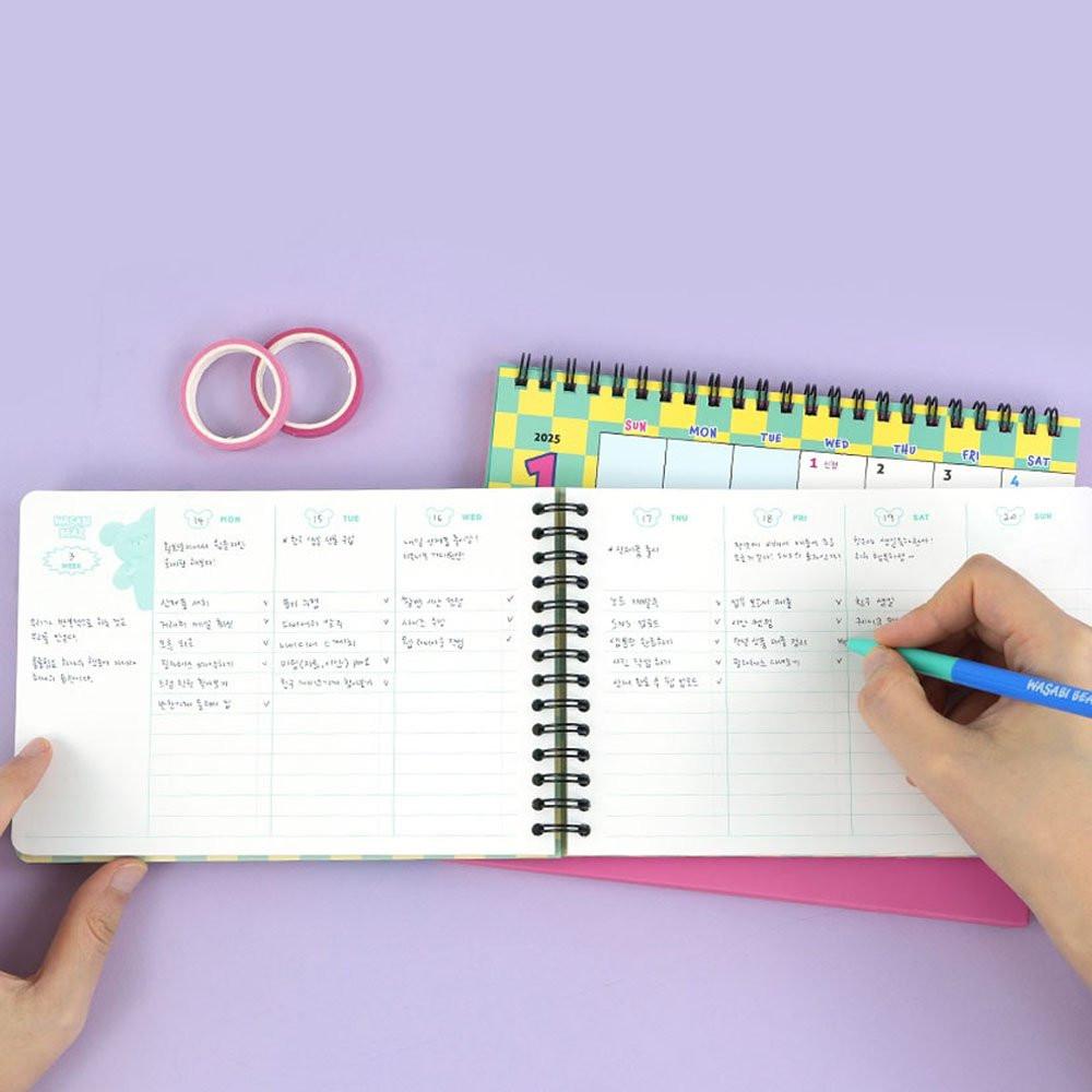 Wasabi Bear Weekly Planner
