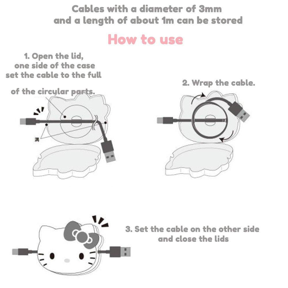 Sanrio Cinnamoroll Cable Storage Case