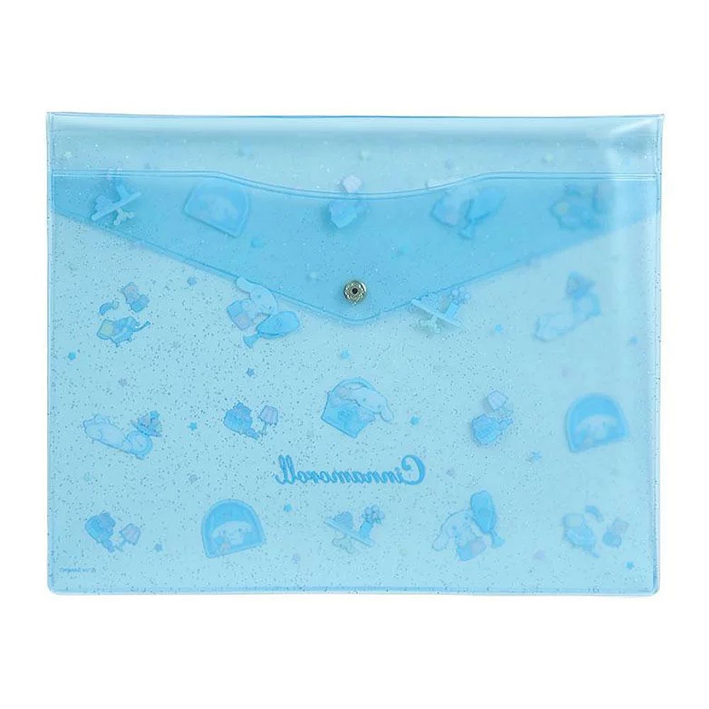Cinnamoroll PVC Glitter Flat Pouch