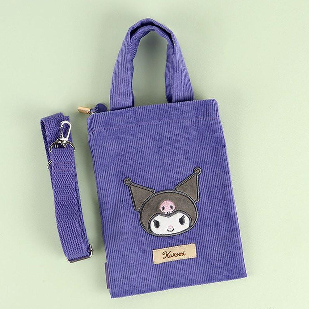Sanrio Corduroy Crossbody Bag