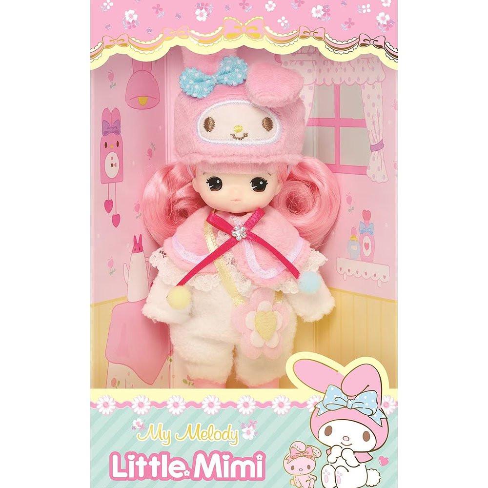 Cute Little Mimi doll in Sanrio My Melody character-themed costume