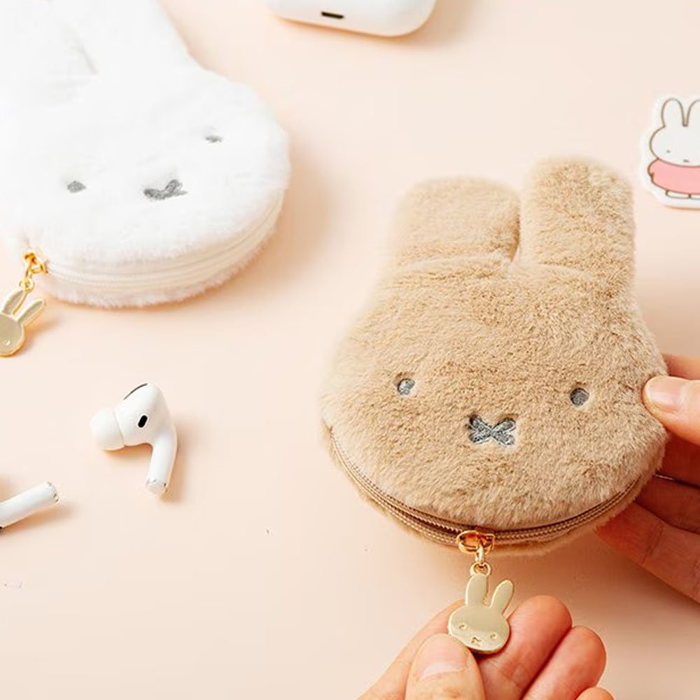Miffy Face Slim Clip-On Pouch