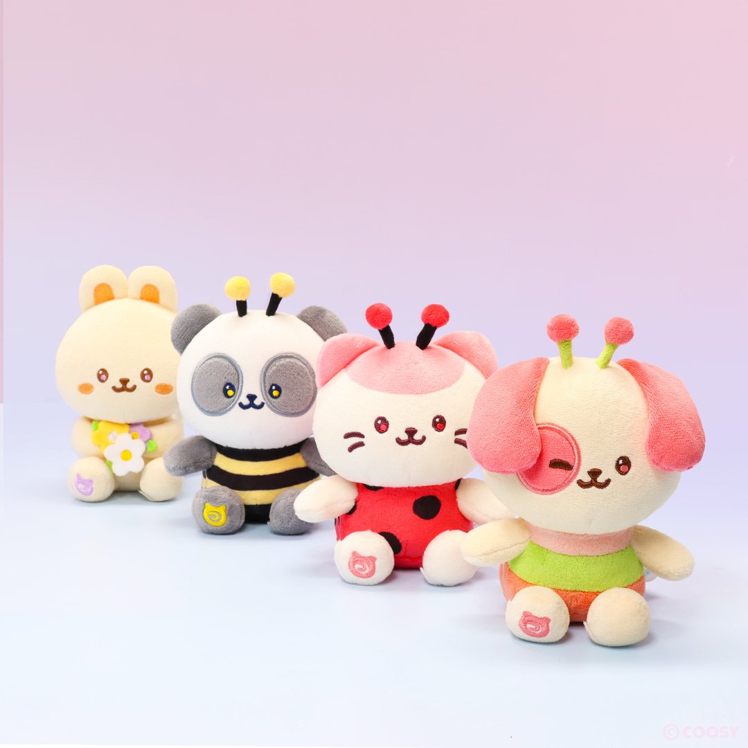 Anirollz Butterfly Fairy Puppiroll Small Sitting Plush