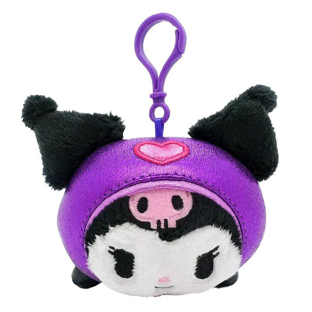 Sanrio Kuromi Super Hero Mascot Clip-On Plush Keychain